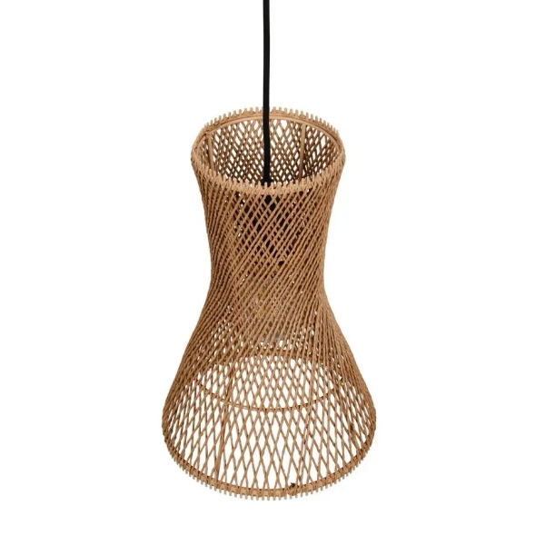 Wisząca lampa boho BIJOU R31831026 do jadalni brązowy czarny