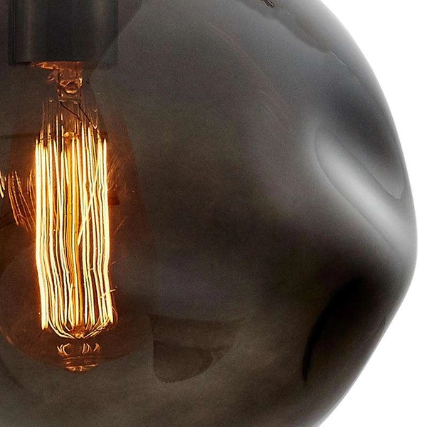 LAMPA wisząca AVIA M 10422108 Kaspa szklana OPRAWA zwis grafitowy