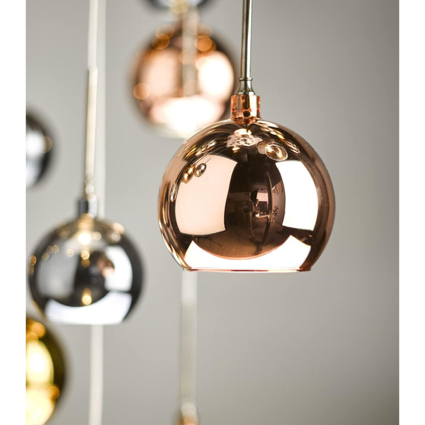 Kaskadowa lampa wisząca Aurelia AUR3364 Dar Lighting czarna chrom