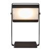 Lampa solarna do ogrodu Saulio 2418035003 LED 3,5W 3000K IP44 czarna