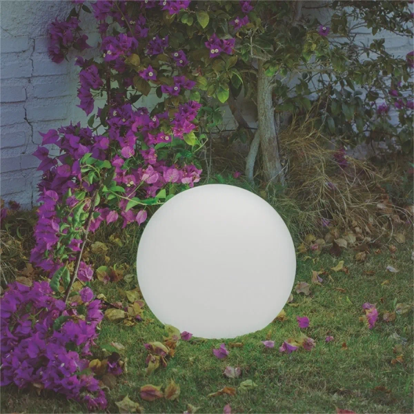 Lampa stojąca ogrodowa kula BULY 3121 LED 3W 2700K IP65 biała