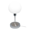 Stołowa lampa kula Cave TB-92039-CH LED 4,8W 3000K do salonu chrom biała