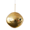 Wisząca połyskująca lampa GLAM MP-1239-280 gold do salonu kula złota