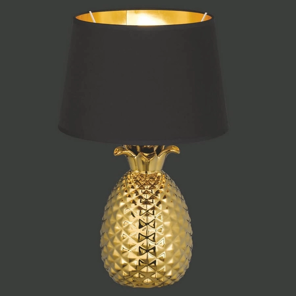 Dekoracyjna lampka stołowa Pineapple R50431079 RL Light ananas czarna złota