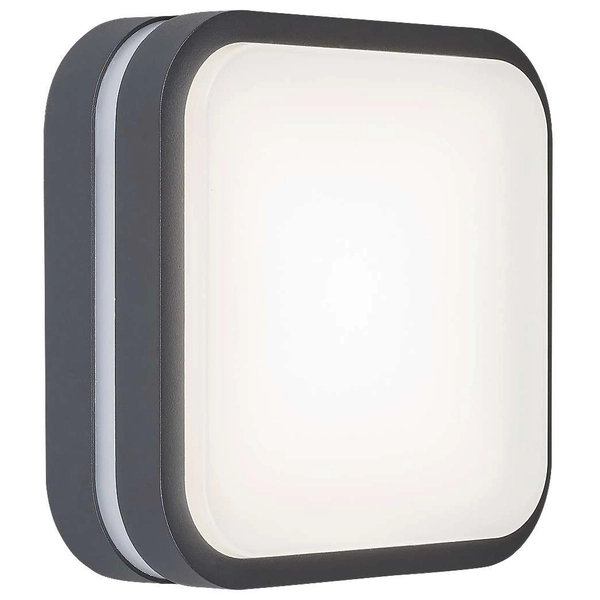 Ogrodowa LAMPA sufitowa HAMBURG 8850 Rabalux zewnętrzna OPRAWA outdoor LED 12W 4000K metalowy kinkiet IP44 grafitowy biały