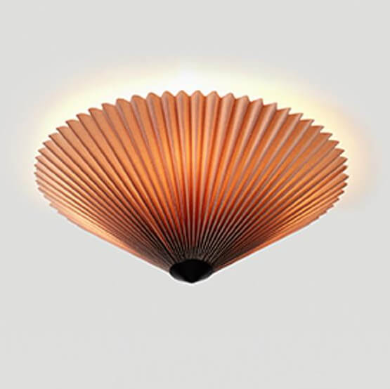 Natynkowa lampa materiałowa Plisado 108707 Markslojd sufit beżowy
