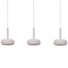 Podłużna wisząca lampa Otto 3 41403 regulowana kule beżowy