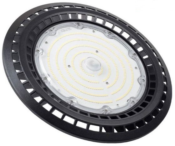 Lampa przemysłowa LED HBJ100NW 100W 4000K okrągła czarna