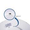 Plafon Maze ABR-PLO-OCED-40W Abruzzo LED 40W 3000-6000K drewniany biały