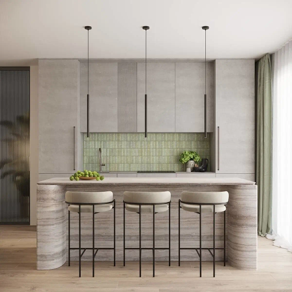 Lampa kaskadowa zwisająca Arche SL.1341 Sollux sople do jadalni czarna