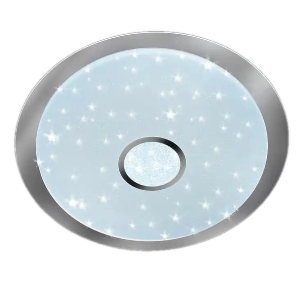 LAMPA sufitowa VEN P-9179/46 okrągła OPRAWA plafon LED 74W z efektem gwiazd biały