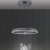 Wisząca lampa PUREE-LOOP szara LED 53W 2700-5000K pierścień do jadalni nad stół 2551-15