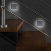 Naścienna lampa Evo EKS0958 Eko-light LED 0,6W 6500K płytka biały srebrny