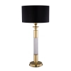 Stołowa lampka z abażurem Verde VER-LG-1 (Z) mosiądz czarny