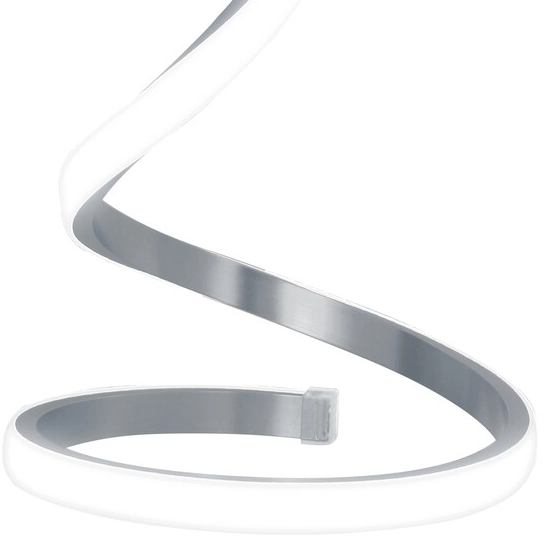 Futurystyczna lampa stołowa Anais LED 4,8W 4000K srebrna wstęga