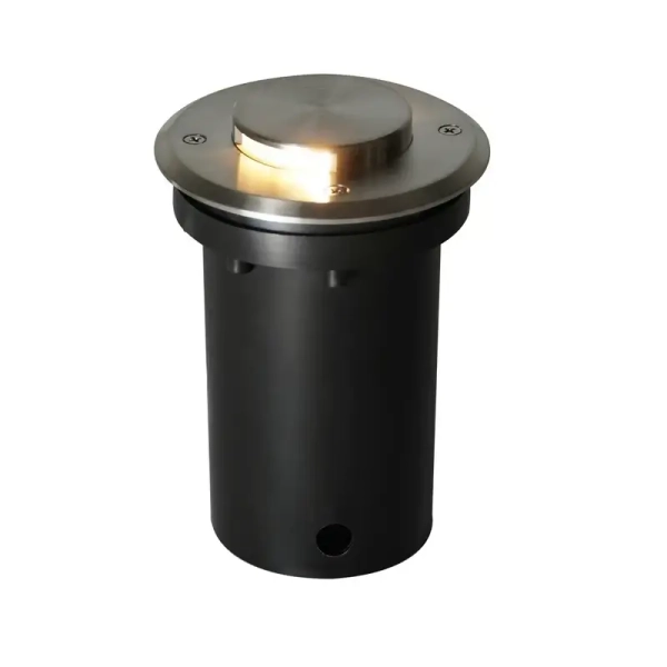 Najazdowa lampa wpustowa TILOS 96409934 zewnętrzna IP67 srebrna
