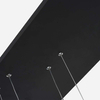 LAMPA wisząca MDECO SLIM/000019/3000/W futurystyczna OPRAWA listwa LED 130W 3000K zwis kaskada pierścienie rings białe