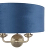 Lampa ścienna Sorrento LA3756238-Q Laura Ashley do sypialni mosiądz niebieska