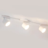 Nowoczesna lampa przysufitowa Mila 3 41348 tuby podłużna biały
