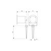 Reflektor ogrodowy Grassi 6792 SuperLED gruntowy IP65 czarny