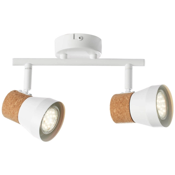 Jadalniana lampa sufitowa Moka 75713/75 spot korek biały