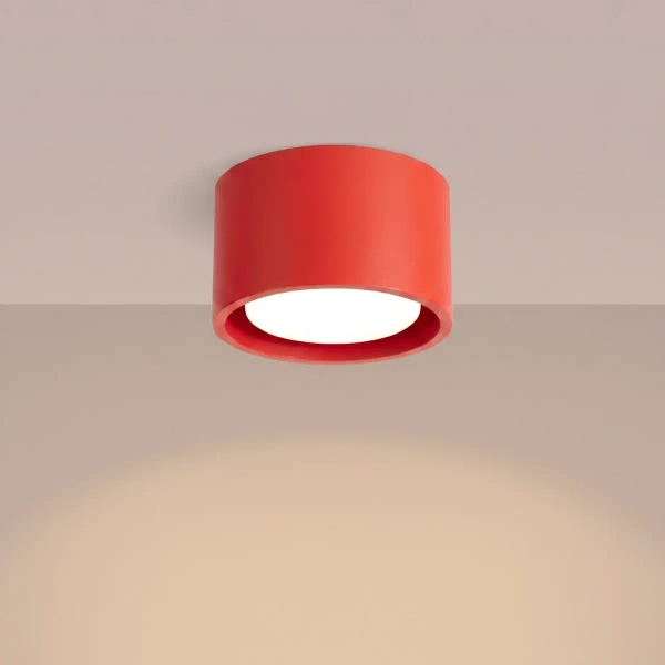 Spot sufitowy MODO czerwony SL.2478 1xGx53 tuba metalowa