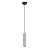 Lampa wisząca Ander PND-28394-1-ALU Italux do jadalni tubka srebrny