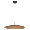 Lampa zwisająca PECA LE44272 LED 17W 3000K dysk czarna brązowa