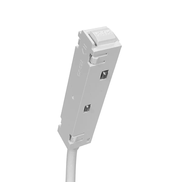 Potrójne złącze elektryczne T do szyny magnetycznej 1235 białe