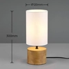 Naturalna lampka nocna Woody R50171930 RL Light tuba drewniana biała