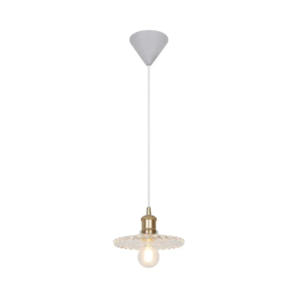 Wisząca lampa nad wyspę TORINA 2213173000 szklana przezroczysta