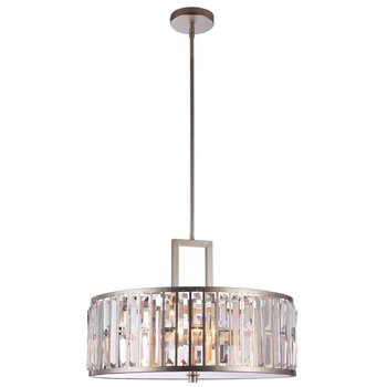 Glamour LAMPA wisząca KYIV P05134CP Cosmolight kryształowy ZWIS nad stół szampański