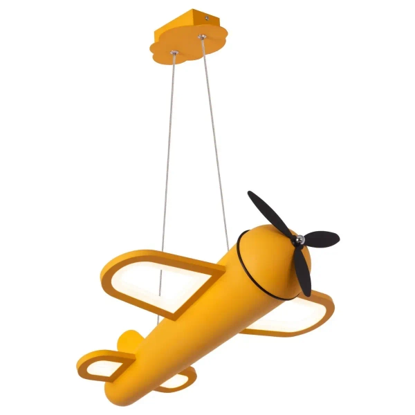 Dziecięca wisząca lampa Fokker 77490/26/34 LED 26W 2500K srebrny