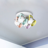 Sufitowa LAMPA plafon MINUET 7014 Rabalux regulowana OPRAWA pastelowe reflektorki kolorowa