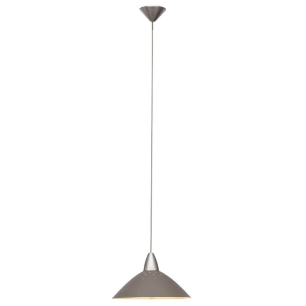 Loftowa wisząca lampa Logo 78270/11 metalowa stożek tytanowy