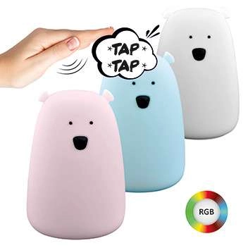 Biurkowa lampka dziecięca MIŚ TAP TAP 312952 LED 0,4W 3000K animals biała