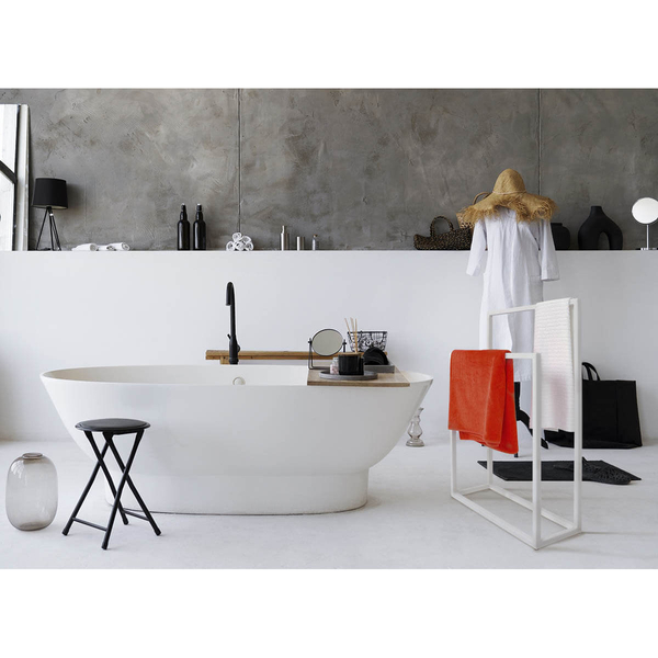 Wieszak na ręczniki Kaja Home KS-25 WIESZAK TOWEL II Kaja metalowy biały