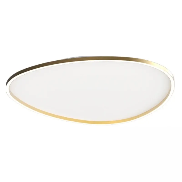 Ledowa lampa natynkowa 23213 LED 58W 3000K owalna złoty