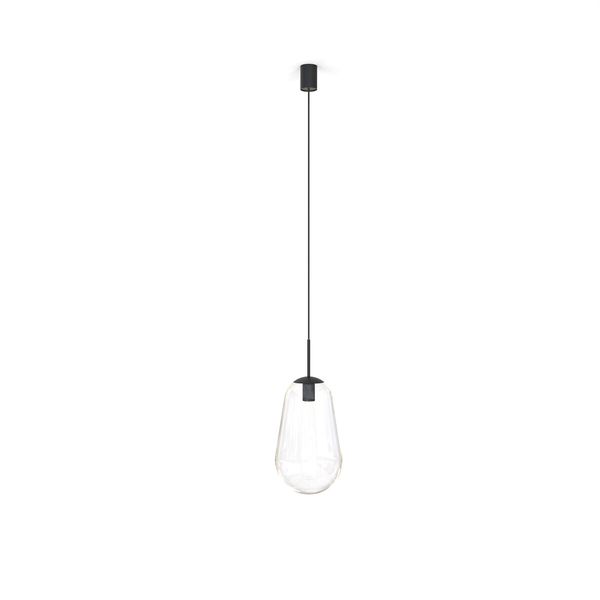Przezroczysta lampa wisząca Pear 7798 szklana łezka do pokoju