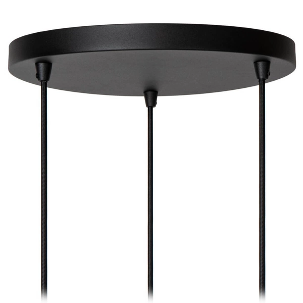 Potrójna lampa wisząca Rosas 21433/13/30 metal czarna złota