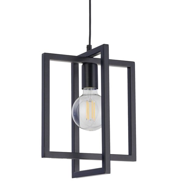 LAMPA wisząca EDEN 32231 Sigma metalowa OPRAWA zwis ramki do salonu czarne