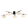 Sufitowa lampa do sypialni Jasper JAS5422 molekuły białe czarne