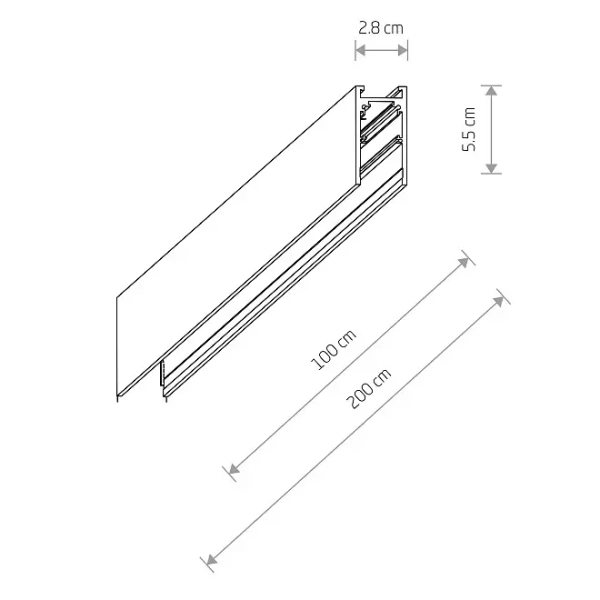 Szynoprzewód niskonapięciowy natynkowy 1-obwodowy 1M 11626 bialy