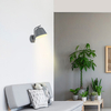 Metalowa lampa ścienna Malia 3094 loftowy kinkiet do sypialni szary