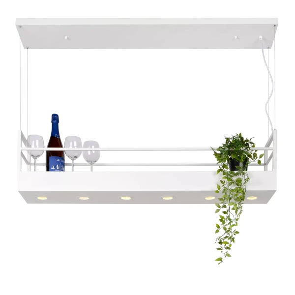 Lampa wisząca prostokąt MIRAVELLE 21427/06/31 Lucide kuchenna biały