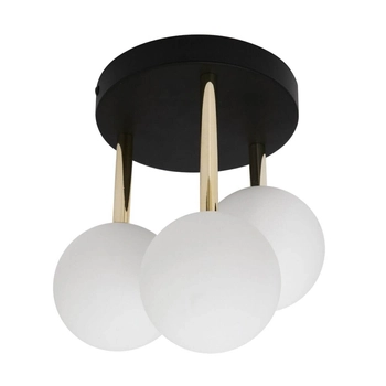 Sufitowa lampa sypialniana Ali nad łóżko loft złota czarna