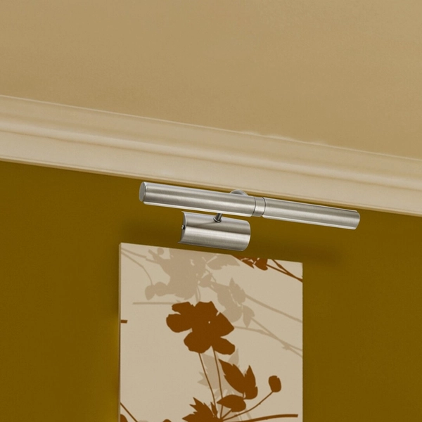 Kinkiet LAMPA ścienna PICTURE LIGHT 3641 Rabalux metalowa OPRAWA klasyczna galeryjka chrom