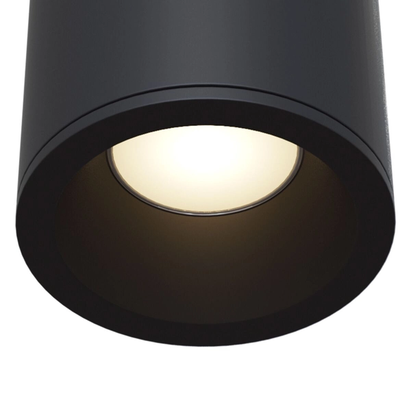 Lampa sufitowa Zoom C029CL-01B Maytoni do łazienki IP65 reflektor czarny
