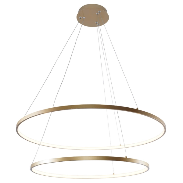 Lampa wisząca LED Breno 2023200-GD 50W 3000-6000K pierścienie złote