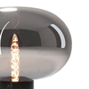 Lampka nocna Moonstone T0055 Maxlight do sypialni przydymiona biała